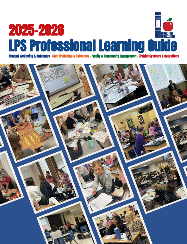 An image of the cover of the document showing pictures of teachers learning
